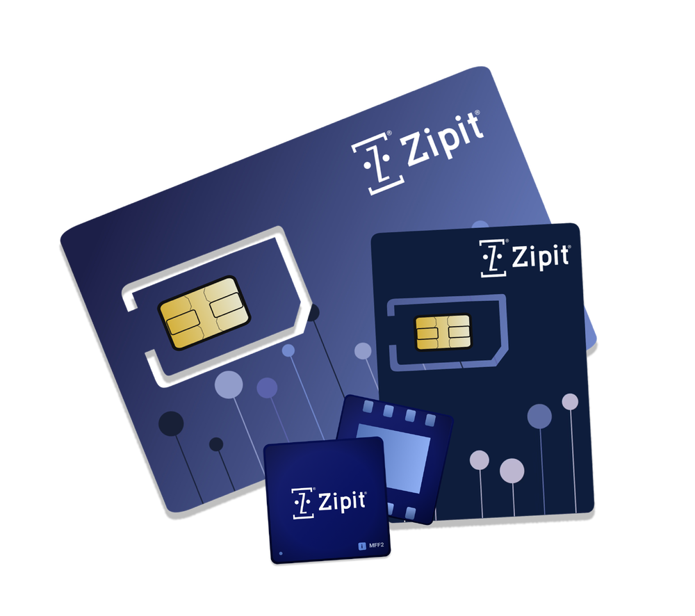 Zipit eSIM Integrated form factors