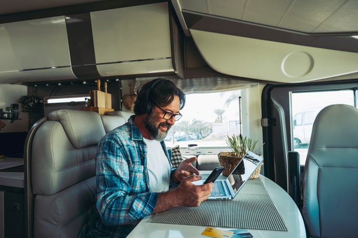 Remote work in RV
