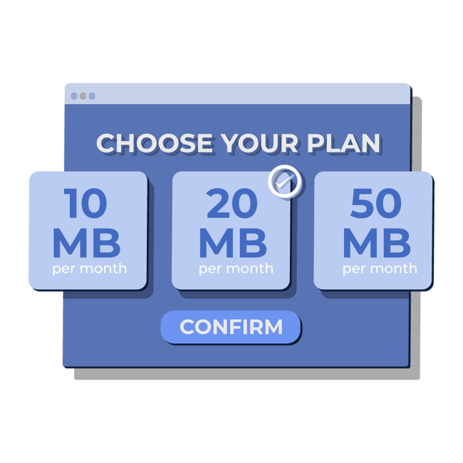 Choose Your Data Plan